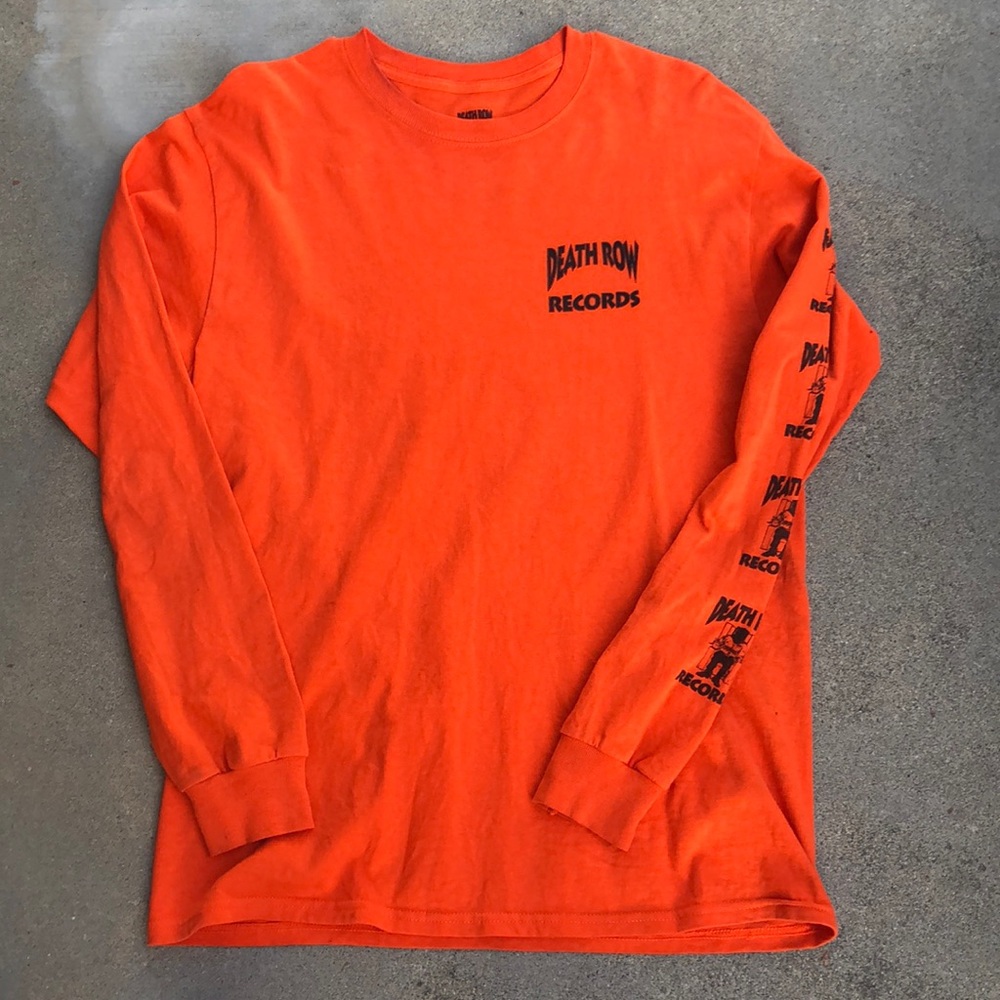 Orange Death Row Records Long Sleeve